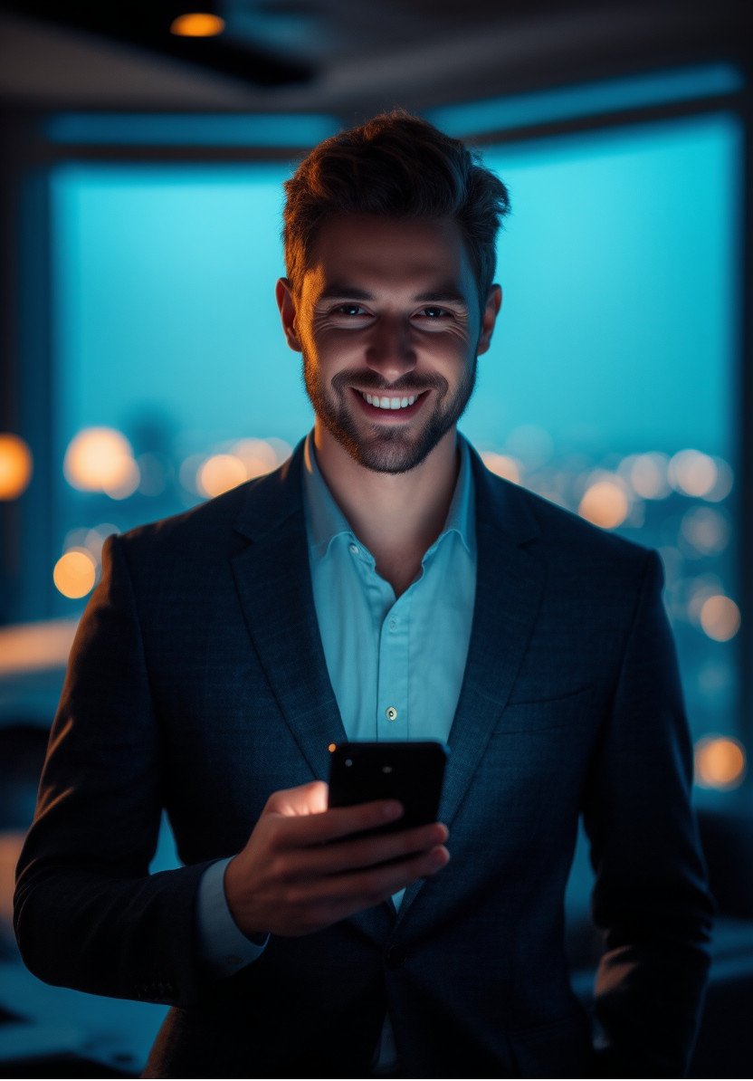 Home man happy for premium numbers