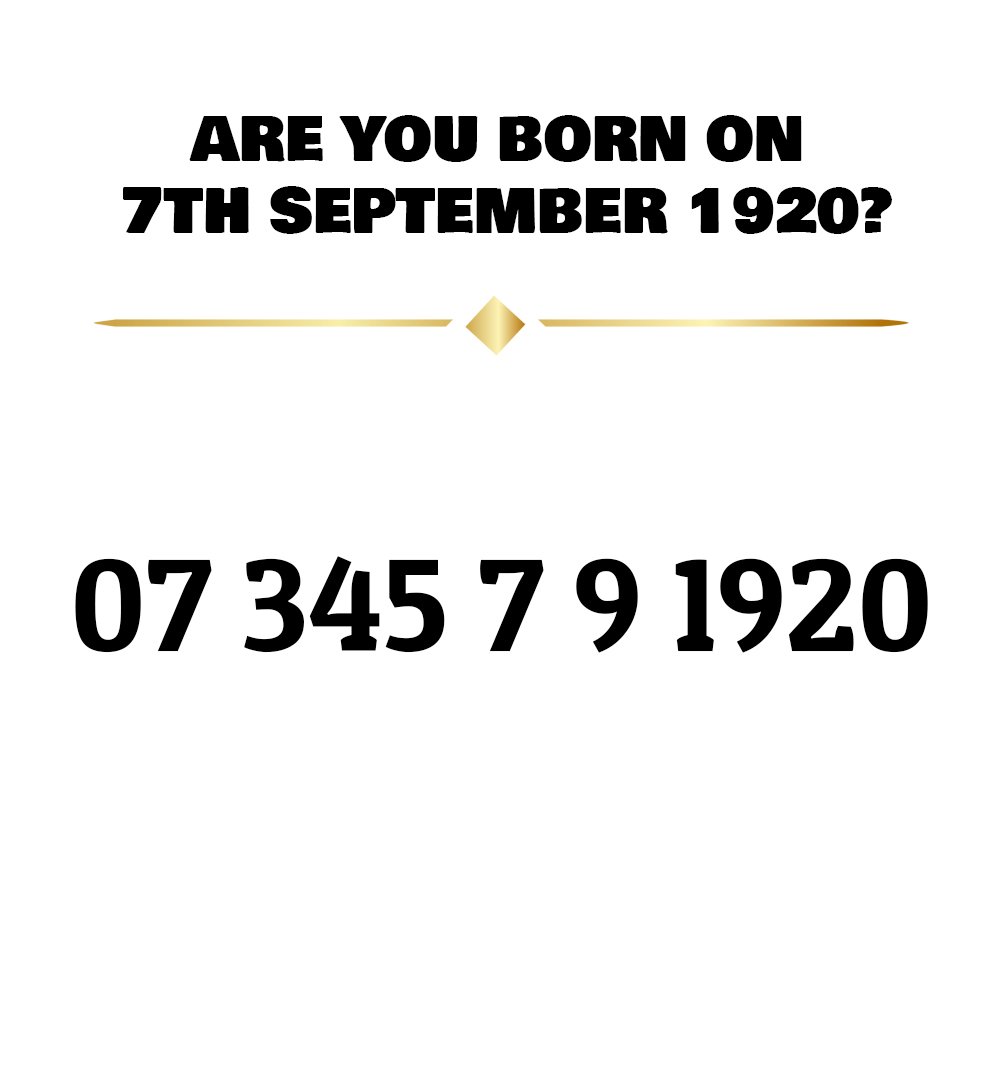 07 345 7 9 1920 07 345 7 9 1920