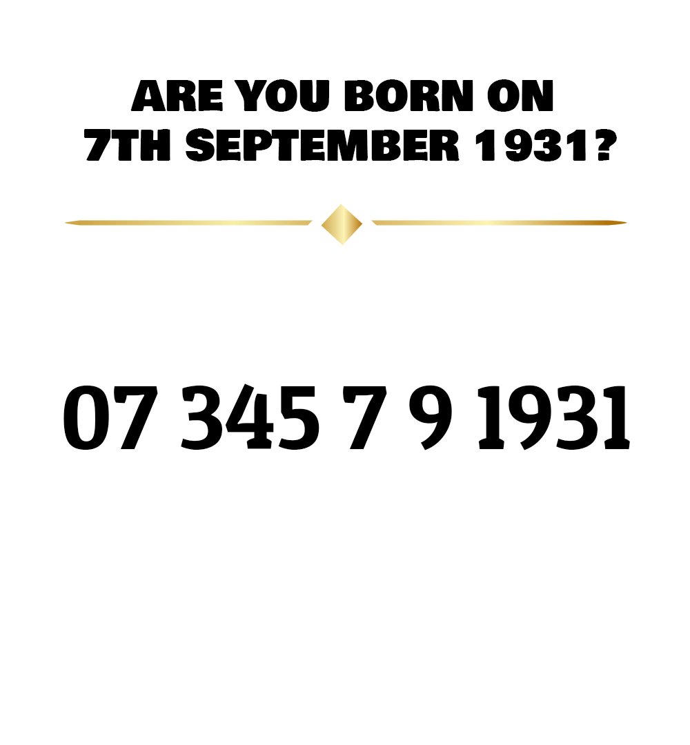 07 345 7 9 1931 07 345 7 9 1931