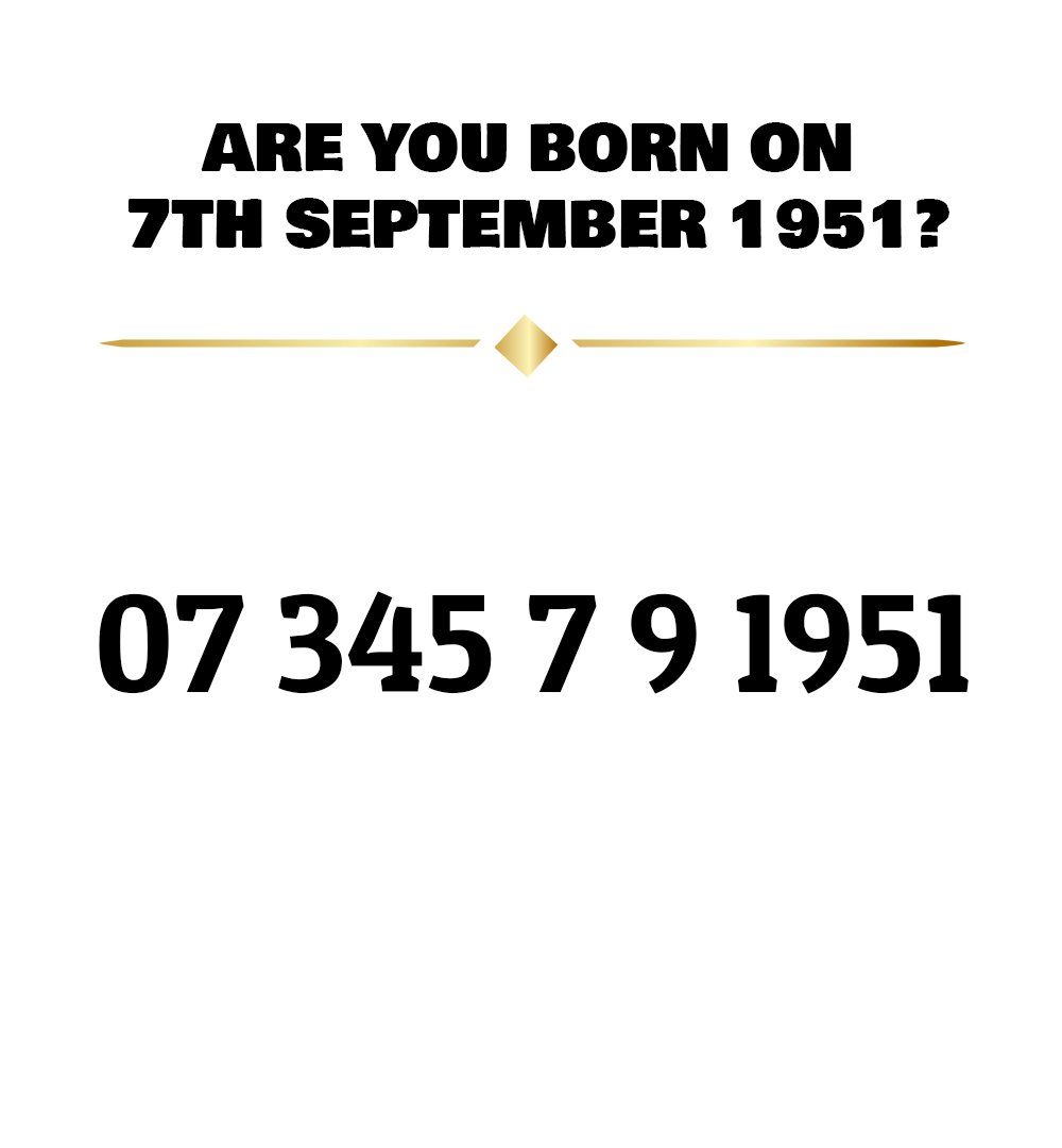 07 345 7 9 1951 07 345 7 9 1951