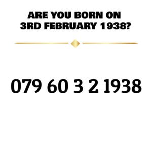 079 60 3 2 1938